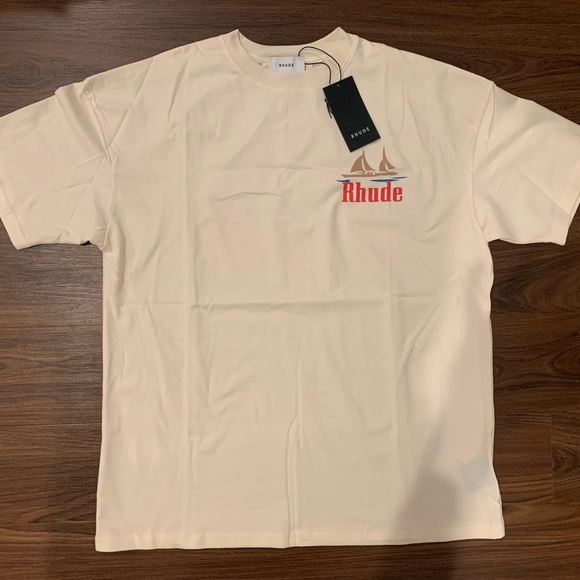 Rhude Other - Rhude Off White Sailing Monaco 22 T Shirt